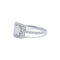 Bague 54 Solitaire or blanc et diamants 58 Facettes 210131R-200065R