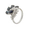 Bague Bague contraire avec diamants et saphirs 58 Facettes 35139
