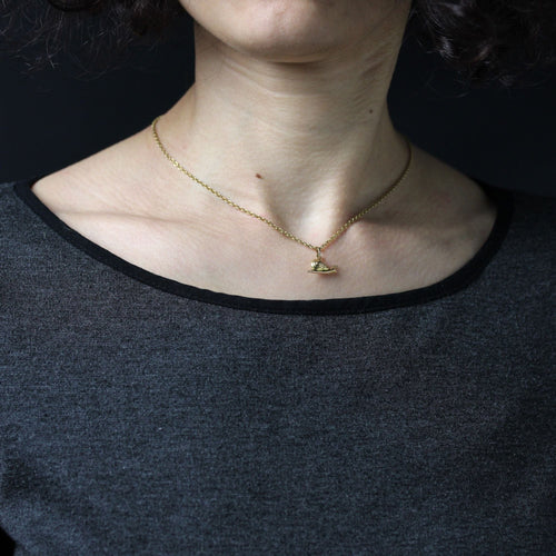 Pendentif Pendentif breloque or jaune escargot 58 Facettes CVP183