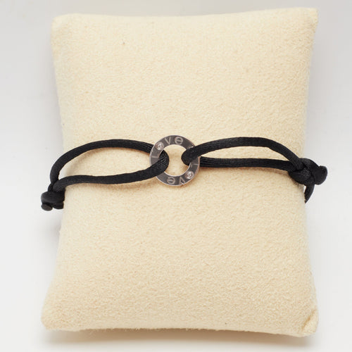 Bracelet CARTIER - Bracelet Love Cord or blanc et diamants 58 Facettes