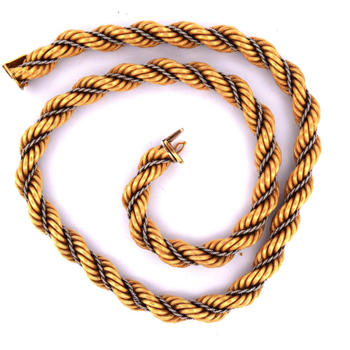 Collier Collier en or jaune 18 carats - 64 g 58 Facettes