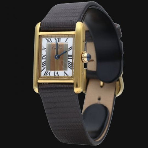 Montre Cartier Montre Tank Vermeil 58 Facettes MT44306