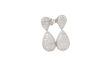 Boucles d'oreilles Pendants d'oreilles en or blanc et diamants 58 Facettes 32102