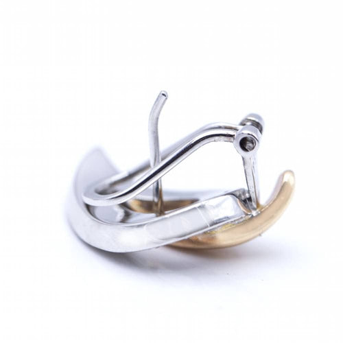 Boucles d'oreilles Boucles d'oreilles en or blanc rose avec diamants 58 Facettes N102864LF