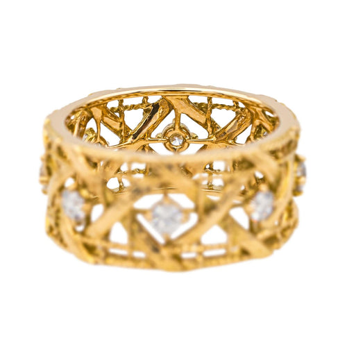 Bague 52 Dior Bague My Dior Or jaune Diamant 58 Facettes 4052827RV