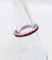 Bague 51 Alliance américaine art déco en or blanc et rubis calibrés synthétiques 58 Facettes A05493