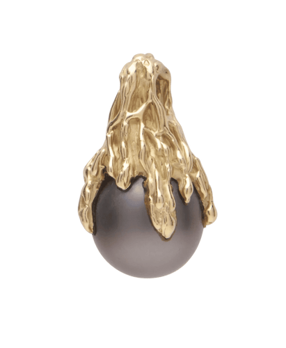 Pendentif Précieux Rocher de Tahiti Or 18K Perle de Tahiti