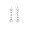 Boucles d'oreilles Paire de boucles d'oreilles pendantes, or blanc et diamants. 58 Facettes 34756