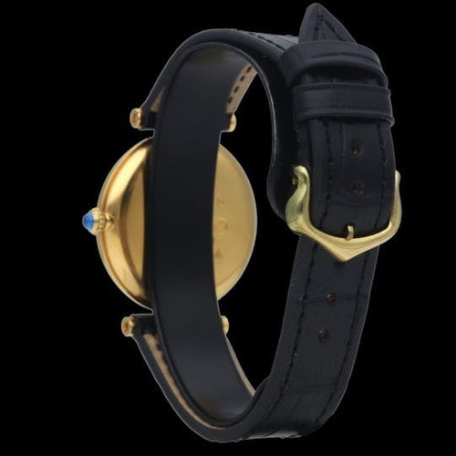 Montre Cartier Montre Must De Cartier Vermeil 58 Facettes MT43997