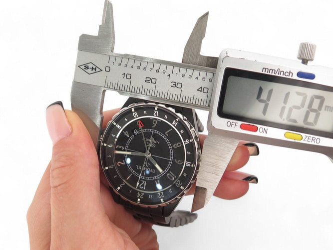 Montre montre CHANEL j12 gmt h3101 41 mm ceramique noire automatique +boite 58 Facettes 269829