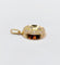 Pendentif Pendentif cible Art Déco or rose, diamants taille rose, serti étoilé (circa 1920) 58 Facettes A05795