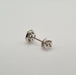 Boucles d'oreilles Boucles d'oreilles or blanc serties de diamants GIA 58 Facettes