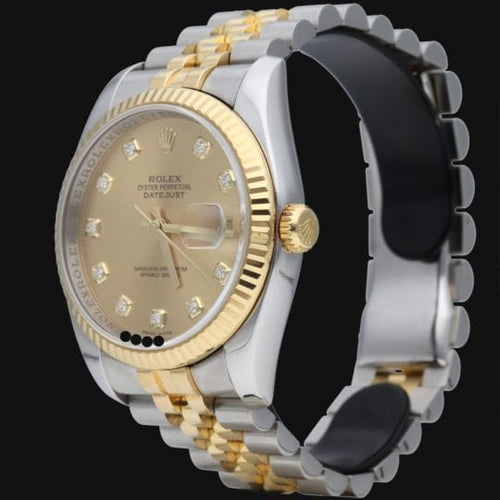 Montre Rolex Montre Date Just 36 58 Facettes MT42889
