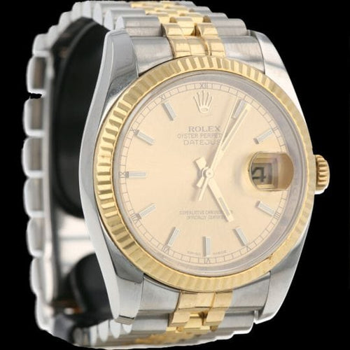 Montre Rolex Montre Date Just 36 58 Facettes MT42523