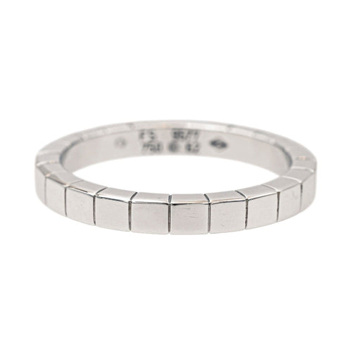 Bague 62 Cartier Bague Alliance Lanières Or blanc 58 Facettes 4061190CN