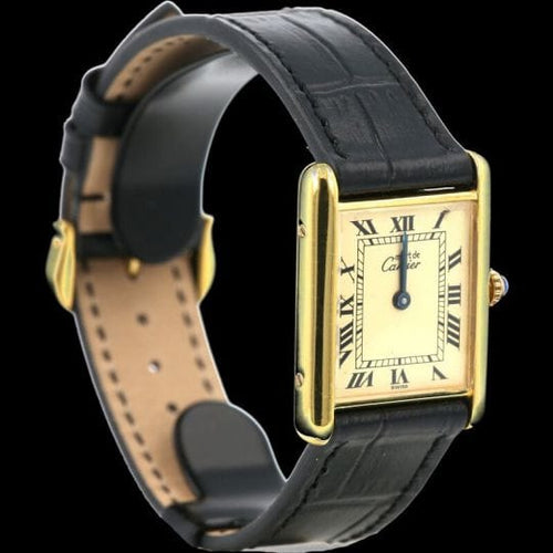 Montre Cartier Montre Tank Vermeil 58 Facettes MT44886
