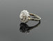 Bague 53 Bague Marguerite fleur vintage sertie de diamants en or 18k et platine 58 Facettes