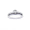 Bague 50 Solitaire or blanc diamant 58 Facettes 190074R