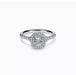 Tiffany & Co Ring - 'Soleste' Cushion Cut Double Halo Engagement Ring with Diamond Band in Platinum 58 Facettes ME-TIF-RNG