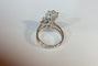 Bague Bague ancienne en platine et diamants 58 Facettes