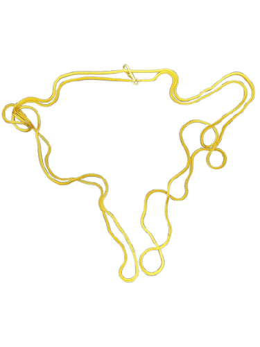 Collier Collier long ajustable « Promesse dorée » en or jaune 58 Facettes