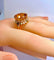 Bague 53 Bague en or jaune, topaze 58 Facettes AB595bis