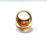 Bague 50.5 Bague perles de corail et perle centrale en or jaune 18 carats 58 Facettes