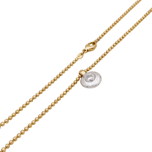 Collier Collier deux ors, diamant. 58 Facettes 34504