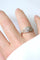 Bague 59 Bague Bandeau Art Déco 2 ors, diamants 58 Facettes