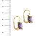 Boucles d'oreilles Boucles d'oreilles dormeuses avec saphirs 58 Facettes 35070