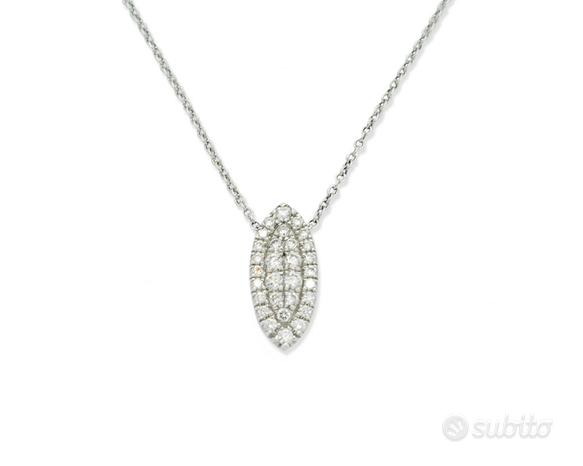 Collier Recarlo en or blanc et diamants 58 Facettes