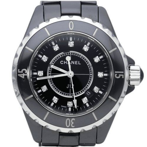 Montre Chanel Montre J 12 Diamonds 33Mm Quartz 58 Facettes MT44648