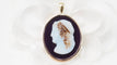 Pendentif Pendentif camée sur agate 58 Facettes 32798