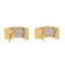 Boucles d'oreilles Boucles d'oreilles Demi créoles Or jaune Diamant 58 Facettes 3105065CN