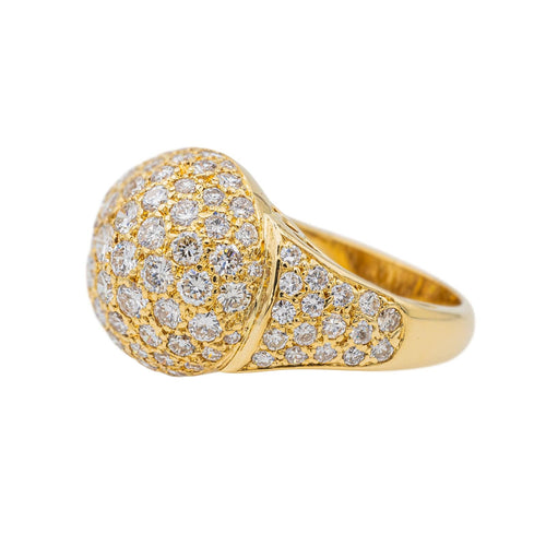 Bague 55 Bague Cocktail Or jaune Diamant 58 Facettes 3501279CN