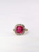 Bague 55 Bague ancienne diamants rubis synthétique 58 Facettes J394