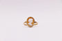 Bague 56 Bague camée vintage et perles 58 Facettes 1046
