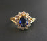 Bague 55 Bague Saphir Et Diamants, Or 18 Carats 58 Facettes