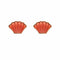 Boucles d'oreilles Boucles d'oreilles corail or jaune MOMO 58 Facettes