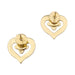 Boucles d'oreilles Boucles d'oreilles O.J. Perrin "Coeur Légende" or jaune. 58 Facettes 33811