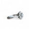 Bague 52 Bague Halo en or blanc 58 Facettes 369