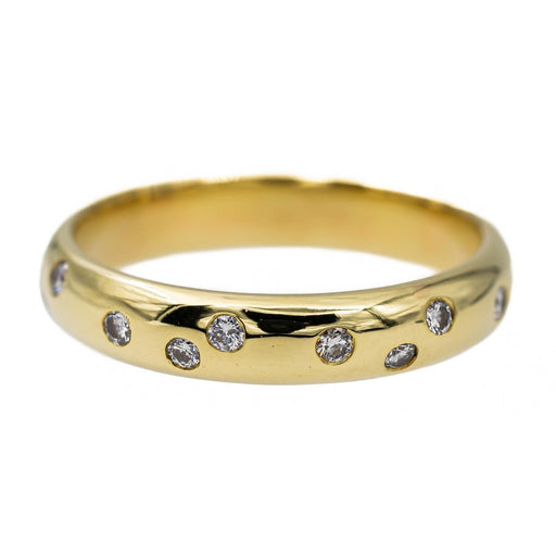 Ring 53 Alliance Ring Yellow Gold Diamond 58 Facettes 1020262CD