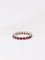 Bague Alliance américaine or blanc rubis 1,9 ct 58 Facettes J72