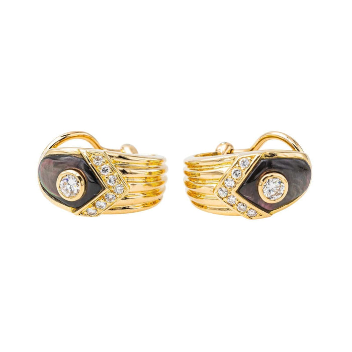 Boucles d'oreilles Boucles d'oreilles Or jaune Diamant 58 Facettes 3576030CN