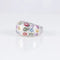 Bague 53 Bague Saphirs Multicolores 58 Facettes
