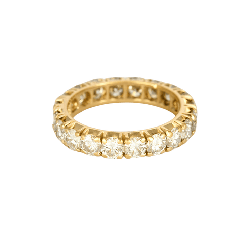 Bague 59 BAGUE ALLIANCE AMERICAINE OR JAUNE 58 Facettes BO/250001 NSS