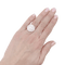 Bague 50 Bague pavage or blanc, diamants. 58 Facettes 34033