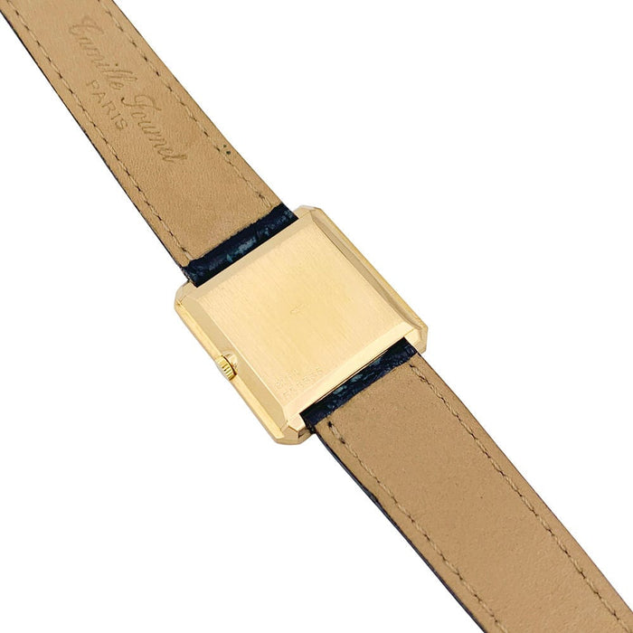 Montre Montre Piaget, "Protocole", or jaune, cuir. 58 Facettes 33766