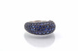 Bague 49 Bague jonc or blanc saphirs 58 Facettes 25775-dv