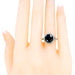 Bague 55 Bague en platine avec diamants et onyx 58 Facettes 596F005ED5EF462EB891EDCDB38AD8FA